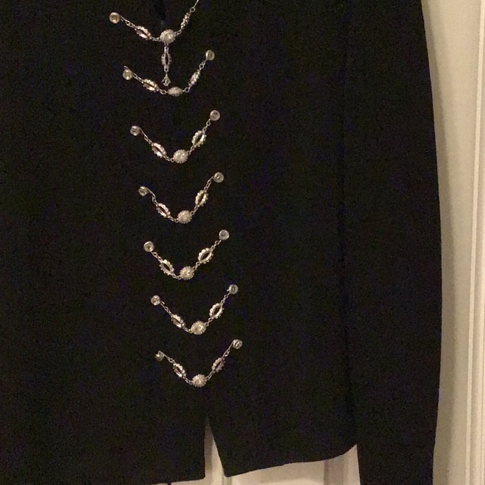 St. John formal 2piece black pants suit.